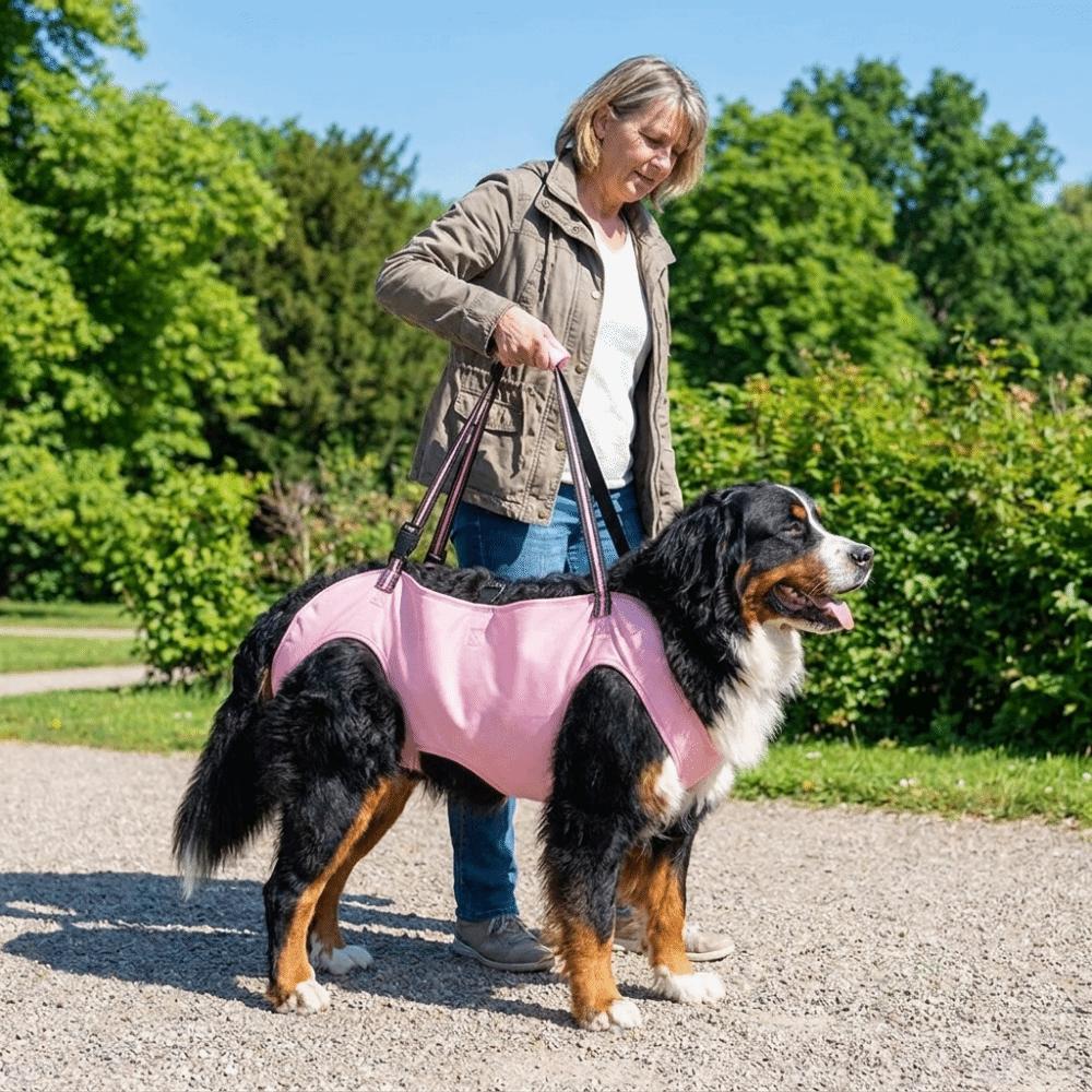 Thickened Grip Dog Lift Harness Adjustable Pet Auxiliary Vest Dog Assistance Strap  Disability Aid