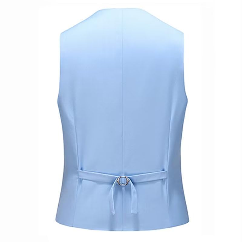 Vest Suit Gilet Vest Winter Large Size Waistcoat Slim Business Wedding Casual Formal Business Gentleman [inotenka] M-6XL Men's Wrinkle-resistant