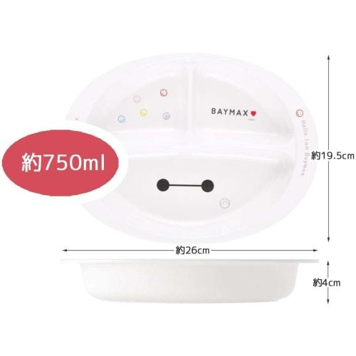 Skater Children's Plate Melamine Lunch Plate Dish Disney Baymax 750ml M370-A
