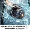 2 in 1 Car Safety Hammer Emergency Glass Breaker Seat Belt Cutter High Hardness Tungsten Steel Rescue Tool Auto Accessories
