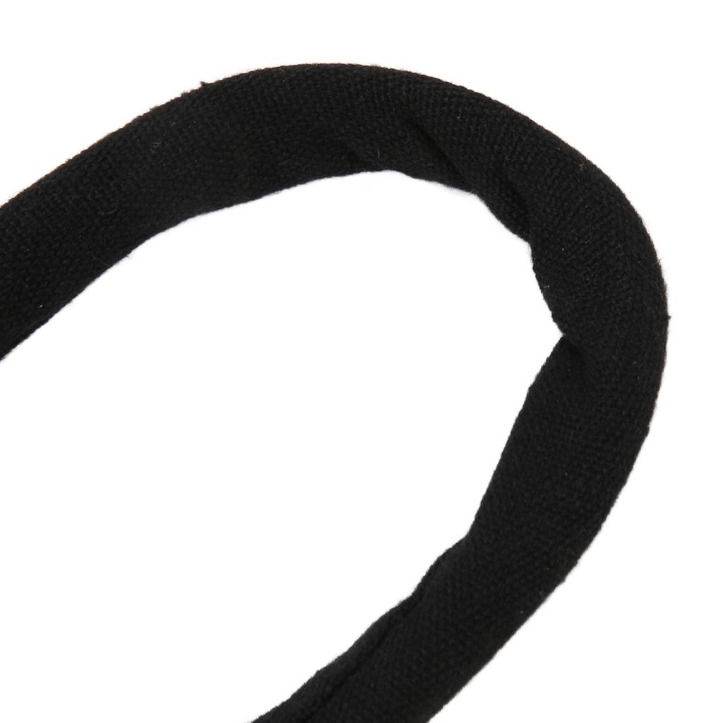 Spiral Lock Hair Tie Universal Portable Stylish Delicacy Bendable Iron Wire Ponytail Holder Black