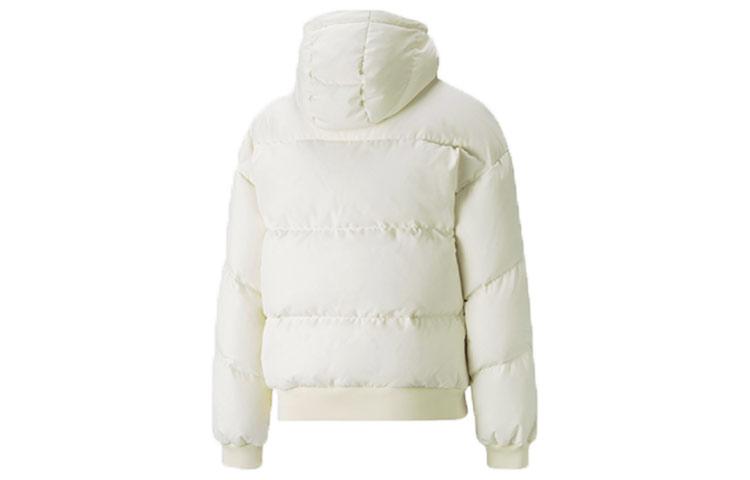 PUMA CLASSICS Down Jackets Women's Ivory White Hooded Moderate Other 846431-73