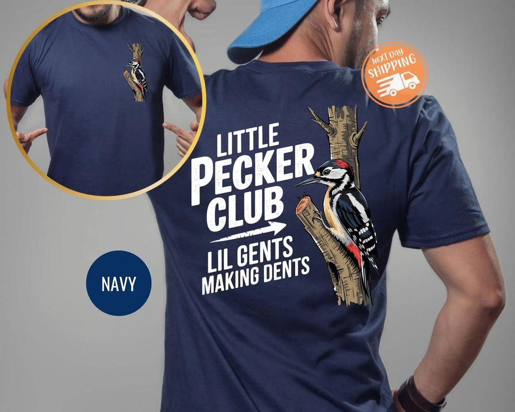 Little Pecker Club Shirt Fashion Top Sports Casual Loose T-Shirt Oversized T-Shirt Streetwear Printed Cotton Clothing Unisex
