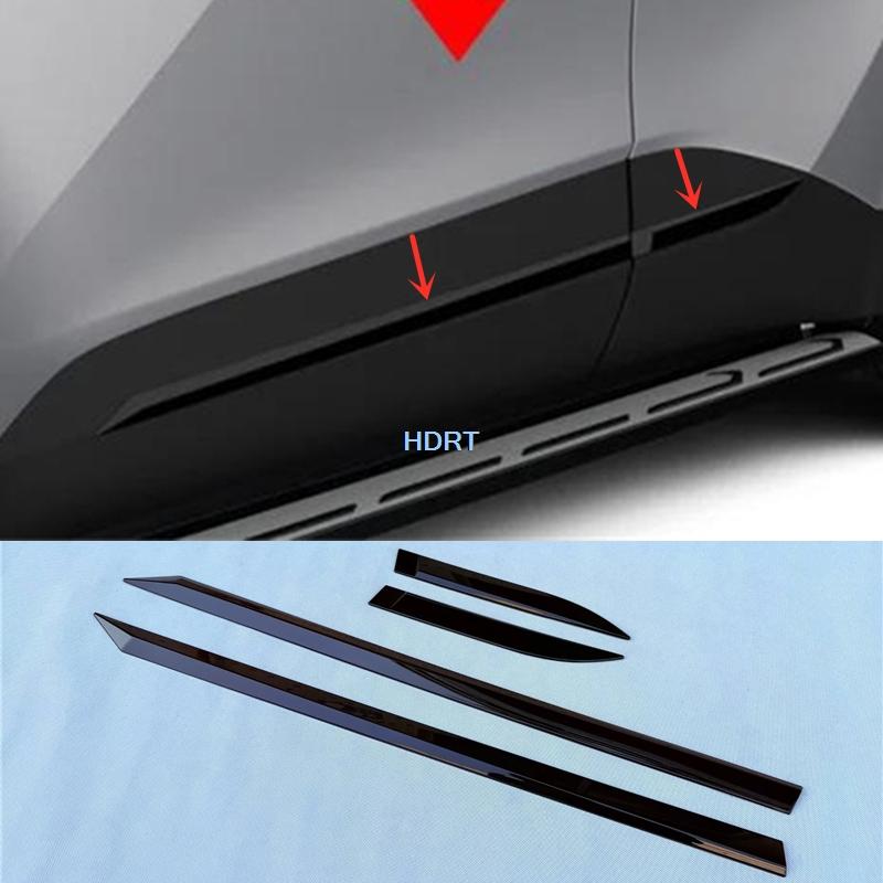 Car Styling Front Bumper Air Vent Frame Fog Light Cover Rear Trunk Door Side Body Trim Accessories For Toyota C-HR CHR 2024 +