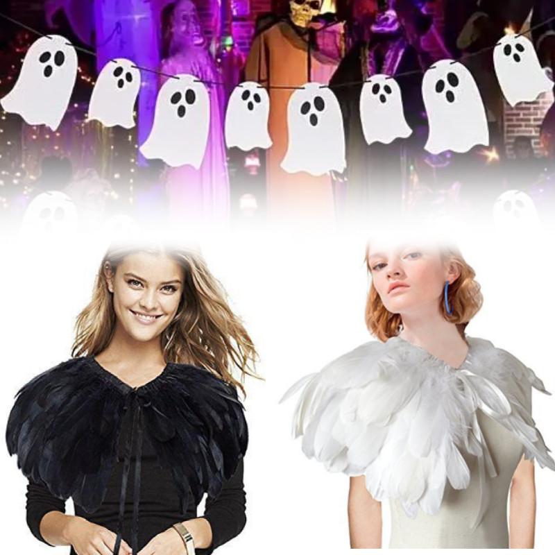 Shawl Feather Halloween Cosplay Costumes Parties Stage Performances Stylish Gift
