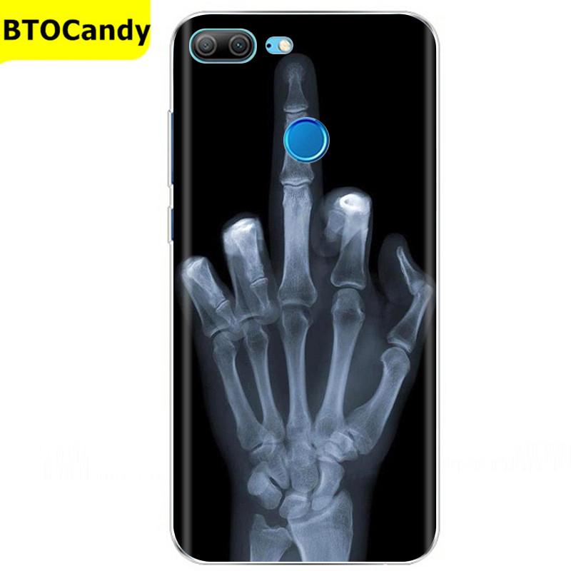 Etui For Honor 9 Lite Etui Kwiat Miękki Silikon Couqe Etui na Telefon Huawei Honor 9 Lite Etui Na Tył Honor9 9lite Coque Funda
