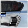 2pcs Rear Side Window Trim Spoiler for BMW 1 Series F20 118i 120i Hatchback 2011- Window Shutter Cover Louver Air Vents