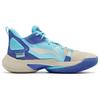 Li Ning Air Strike 8 Durable Non-Slip Mid-Top Basketball Shoes Men Sneakers Light-Blue ABPR035-2