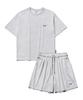 Eseulisseutyudio Basic Logo Oversized Short Sleeve And Shorts Set