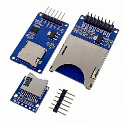 Micro SD Storage Expansion Board Mini Micro SD TF Card Read-Write Module Memory Shield Module with Pins for Arduino