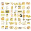 50 Yellow Adhesive Salt Ins Stickers For Diy Waterproof Decoration On Guitar Notebook Luggage Cute And Unique Design