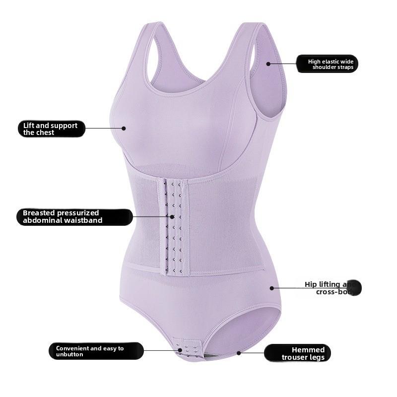 Shapewear Bodysuit for Women: Body-Sculpting, Buttock-Lifting, Back-Smoothing, Waist-Cinching, Tummy-Tucking, Figure-Shaping Garment