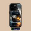 Pirate Corsair Mobile Phone Case for iPhone 17 16 15 14 13 12 11 Air Pro Max Plus Magsafe Matte Surface Colorful Cover Luxury