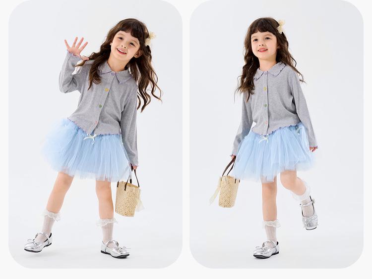 Dududu Home Spring Cardigan for Baby Girls - Girls' Dopamine Outerwear