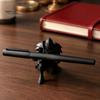 Stylish Desktop Pen Display 3D Printed Knight Holder, Medieval Armor Pencil Stand Figurine Organizer, Creative Ornament for Office Study Gaming Table
