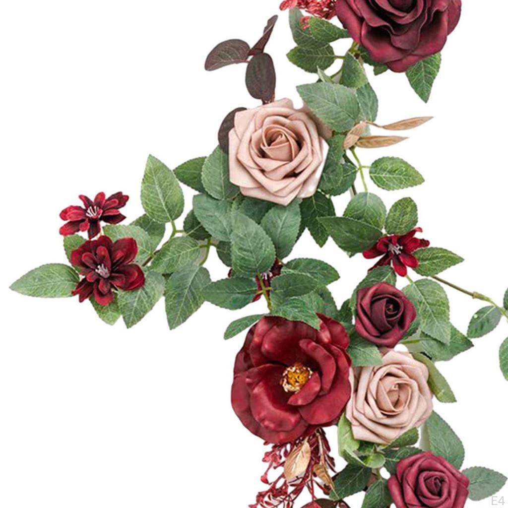 Silk Flower Swag for Elegant Wedding Display