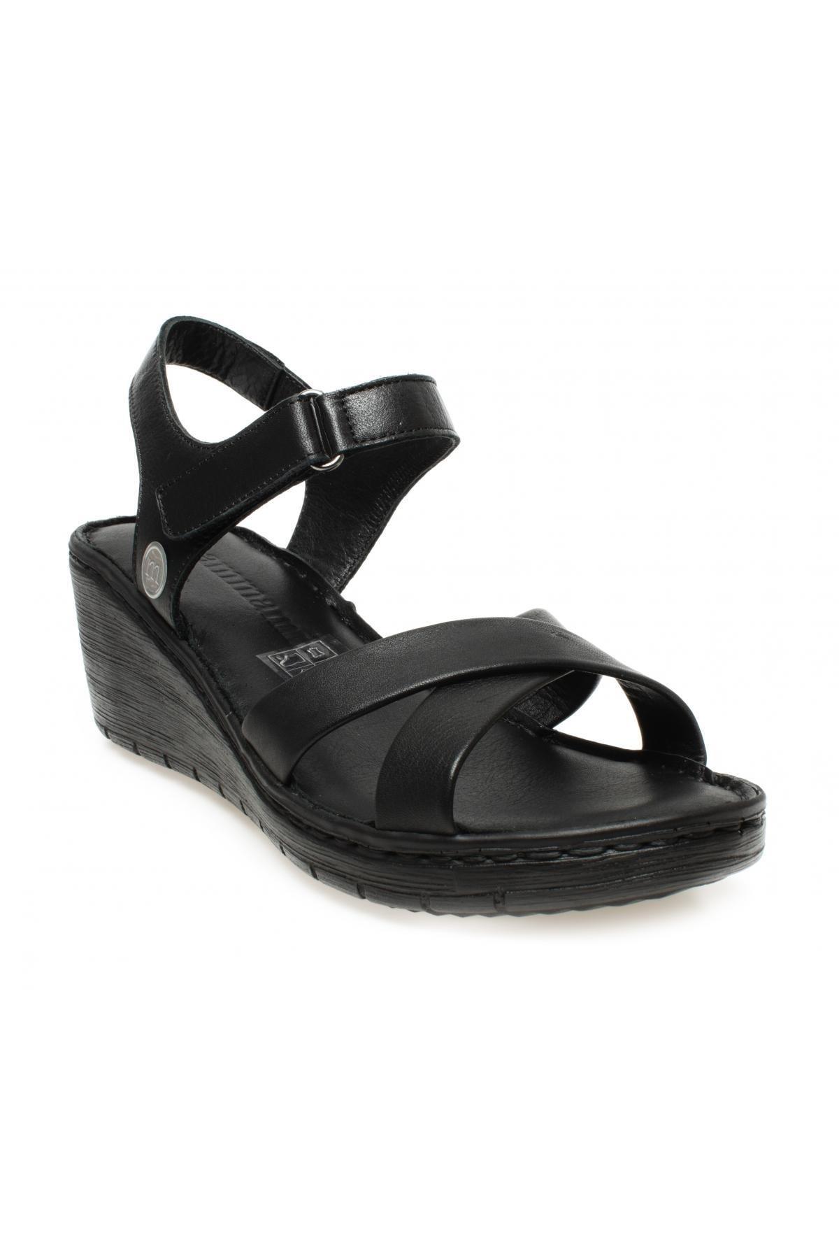 

Women s Casual Sandals D23Ys1455Z Wedge Heels Casual Black Summer Shoes