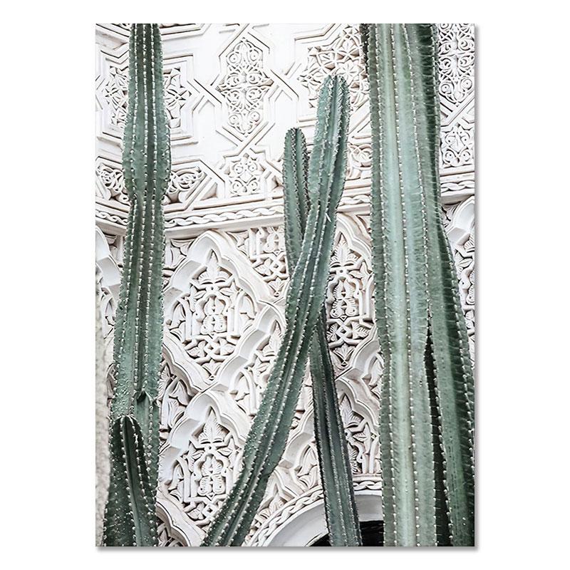 Islamic Building Wall Art Posters Nordic Architecture Canvas Paintings Landscape Plant Pictures Travel Prints Ramadan Home Decor