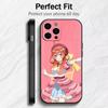 The Q-Quintuplets Anime 5Toubun   Phone Case For iPhone17,16,15,14,13,12 Plus,Max Soft Silicone Black Cover
