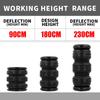 Universal 2pcs 3 Rows Rubber Air Ride Suspension Shock Absorber Air Bags Air spring 3E2200 with Quick Connector Suit for Truck
