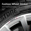 4Pcs Car Wheel Hub Stickers Aluminum Alloy Decoration Sticker For Honda Civic Accord Fit Jazz Pilot CRV Odyssey Passport City akf256
