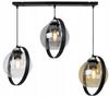 MODERN GLASS HANGING LAMP RINGS MIX