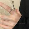 Elegant Adjustable Women's Ring: High-Grade, Shiny, Light Luxury Design, Exquisite and Sparkling.