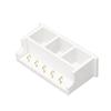 1:12 Dollhouse Miniature Kitchen Wood Wall Rack Shelf With Hook White Room Decor
