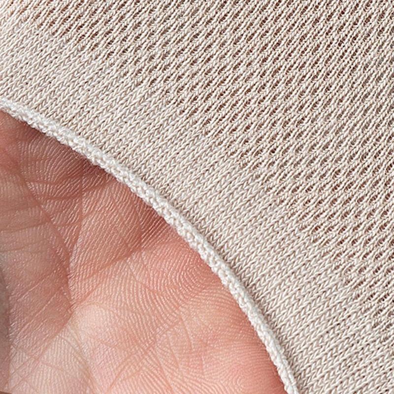 5-Pairs Pack Men's Casual Boat Socks Summer Anti-Slip Silicone Grip No-Show Low-Cut Breathable Socks for Daily Wear & Sports