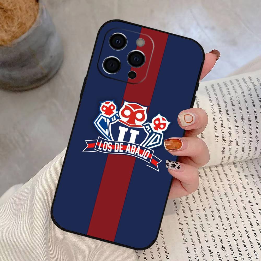 

Club U-Universidad de C-Chile Phone Case For iPhone 17,16,15,14,13,12,11 Plus,Pro Max,XS,Soft Silicone Black Cover iPhone15