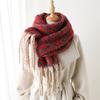42*220Cm High Quality Winter Women Warm Scarf Imitation Cashmere Thicken Shawl Outdoor Travel Pashmina Neckerchief Foulard