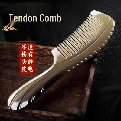 Peigne Masseur de Cuir Chevelu Anti-Statique Épais Grand pour Cheveux Longs de Femme