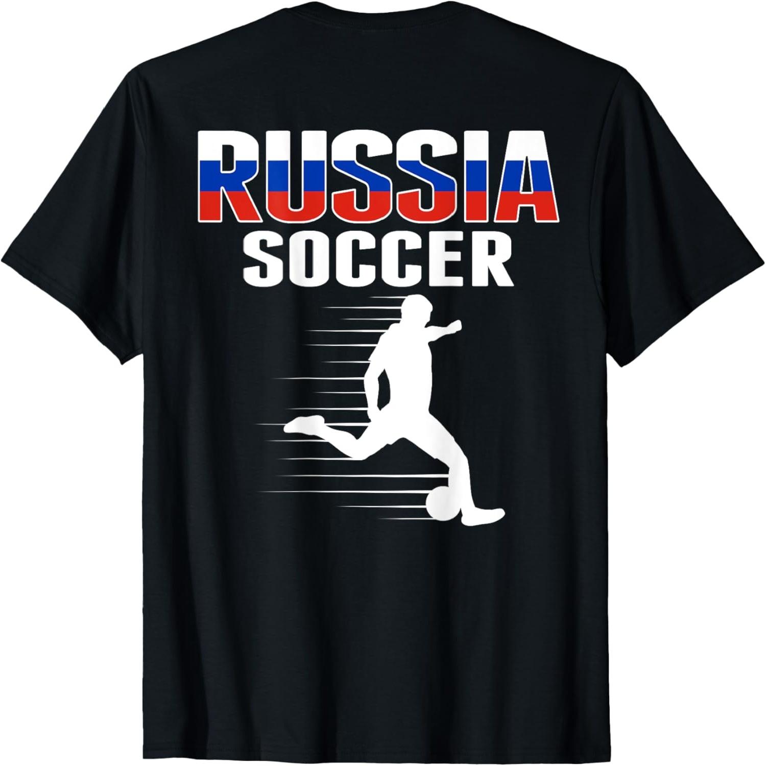 Russia Soccer Lovers Jersey - Proud Russian Football Fans T-Shirt(1) S