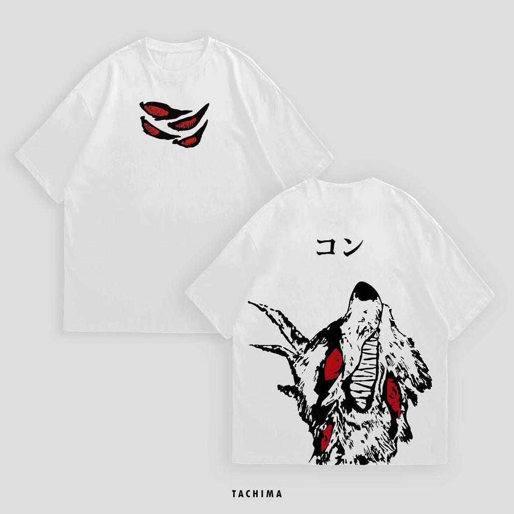 Hayakawa Aki Graphic Chainsaw Man Print Men Women T-Shirt Oversized Y2k Short Sleeve Manga Tee Shirt Streetwear Hip Hop Harajuku Female Male Clothing 