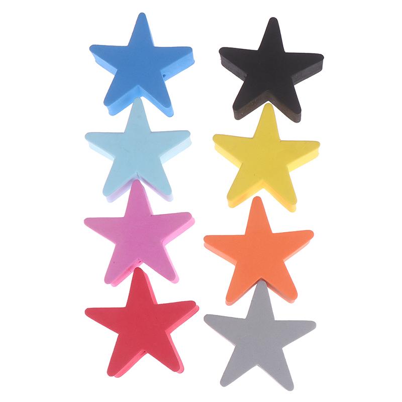 1Pc Colorful Five-Pointed Star Car Antenna Pen Topper Aerial Eva Ball Decor