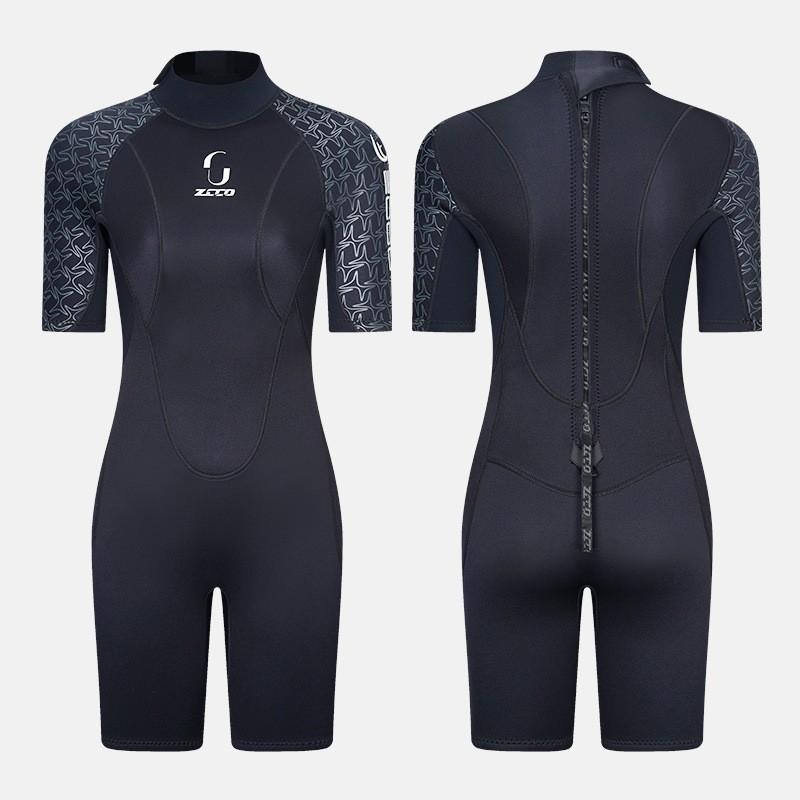 3mm Neopren Neoprenanzug Kurzarm Herren Damen Warmwasser Tauchen Surfen Schwimmen Herbst Nutzung