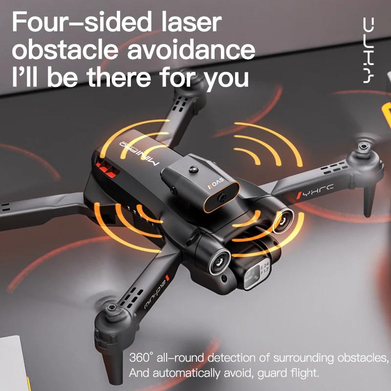 P12 Pro Drone 4K/8K HD Aerial ESC Photography Drone Tracking Low Power Return Three-Axis Gimbal Anti-shake Video Quadcopter Toy Gift