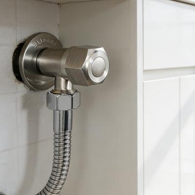 Household Universal Angle Valve for Toilet Water Heater 304 Stainless Steel Triangle Valve Thickened Explosion-proof Water Stop