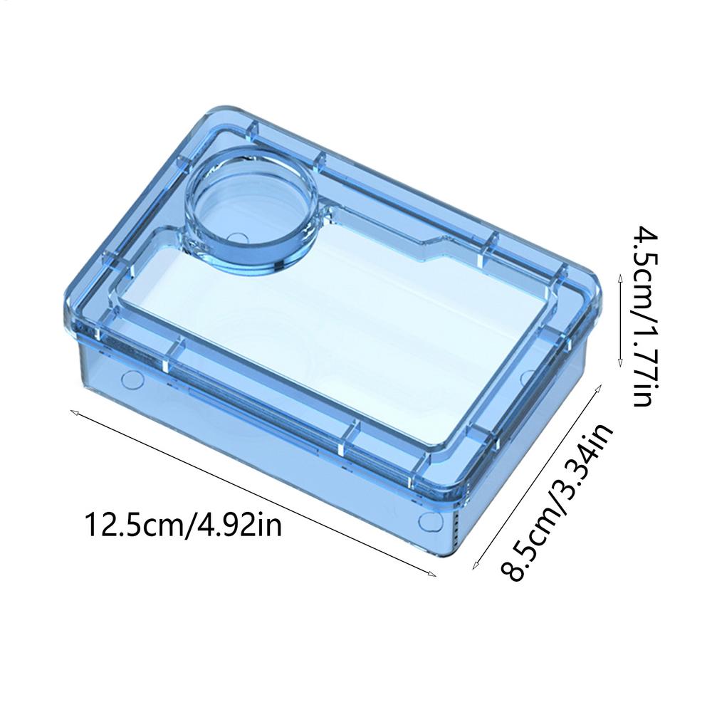 

Reptile Food Dish Anti-Escape Crested Gecko Food Dish Small Animal Feeders For Spider Lizard Tortoise Cage Tank Chameleon леопардовый