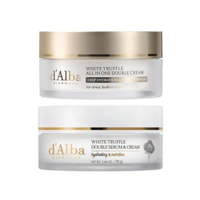 [d'alba] Κρέμα Διπλής Δράσης με Λευκή Τρούφα / Ορός & Κρέμα 70γρ