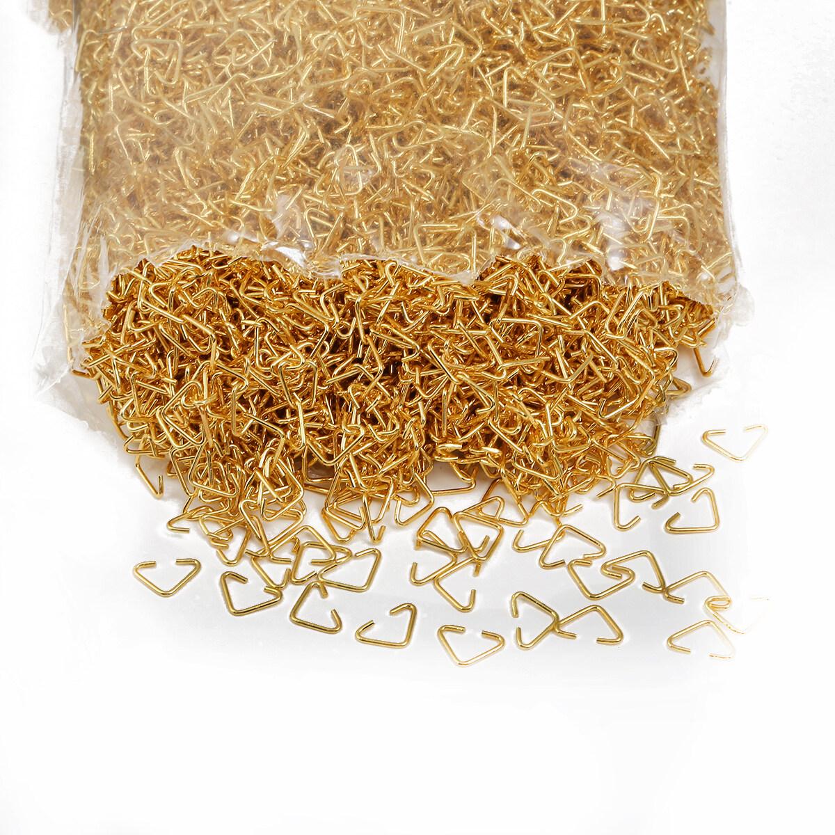 

100 шт., треугольные застежки, петли с пряжкой, кольца для прыжков, разъемные кольца, соединители, застежки, крючки для изготовления ювелирных изделий, аксессуары 20pcs золотой