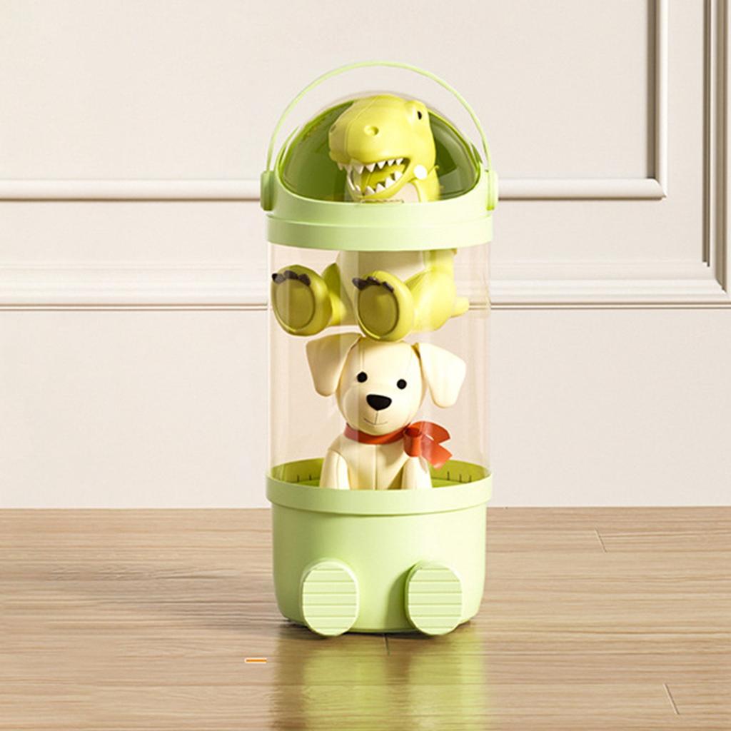 Puppenaufbewahrungseimer, Einschichtiger Aufbewahrungseimer, Transparenter Aufbewahrungseimer für Kinderspielzeug