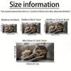 1Pcs Anti Fatigue Kitchen Rugs Maine Coon Cat Realistic Tabby Print Waterproof Non Slip Thick Cushioned Mat