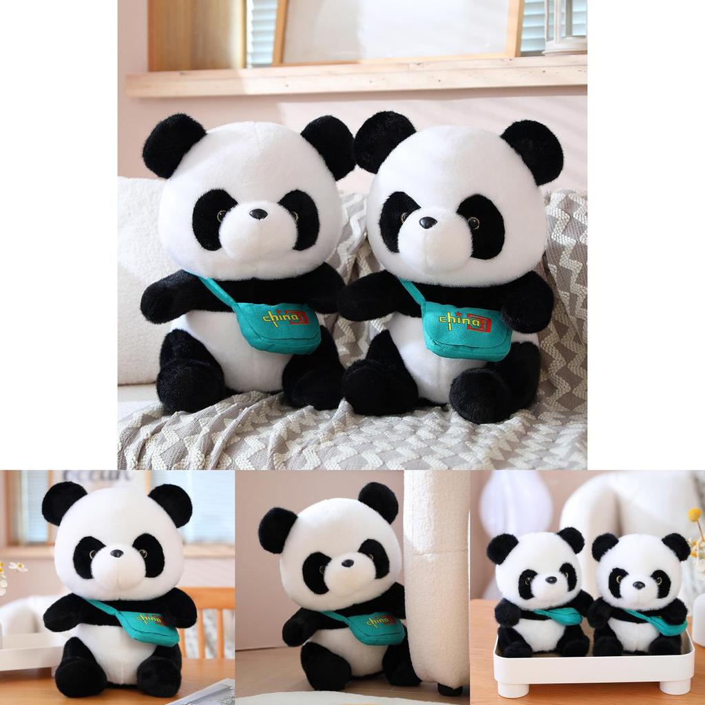 Cute Panda Plush Toy National Treasure Large Realistic Panda Doll Sichuan Tourist Souvenir Doll