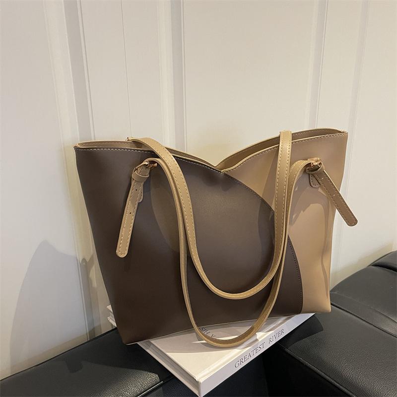 Large-capacity Tote Bag - Stylish Hand-held Casual Chic Shoulder Bag