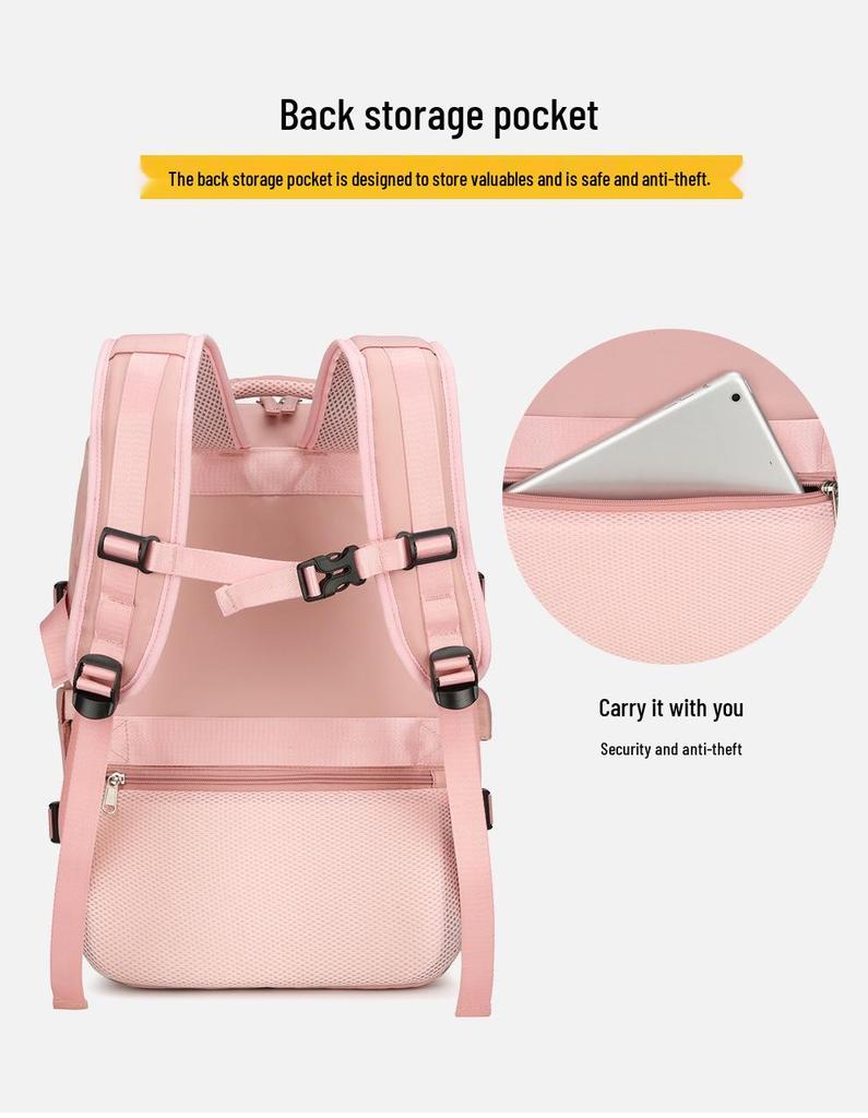 Men's Large Capacity Waterproof Travel Backpack for Laptops
