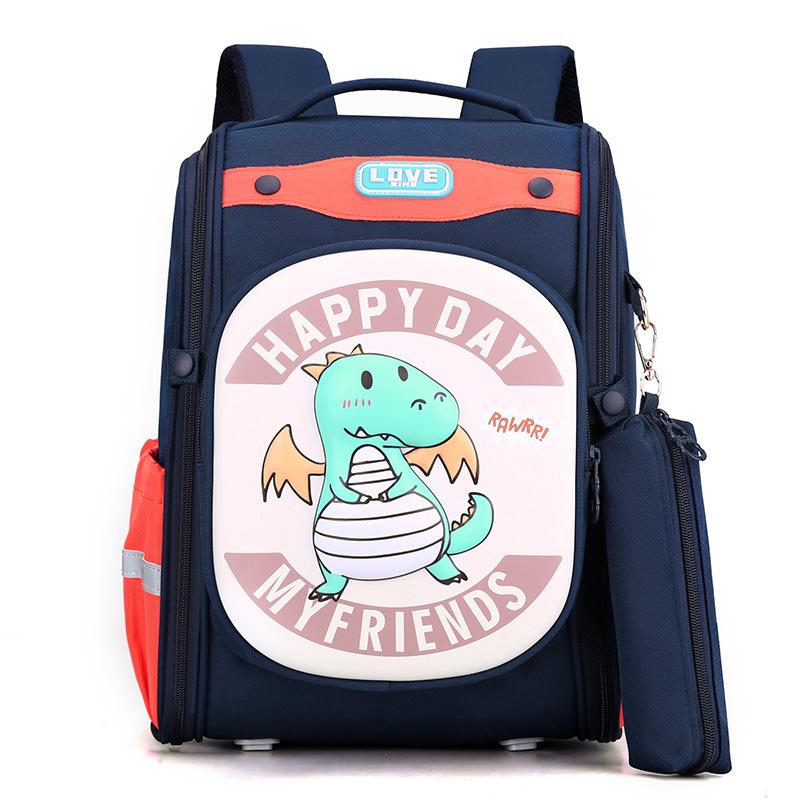 New Schoolbag for Girls  Primary School Students  Spine Protection  Burden Reduction and Breathable Children's Backpack