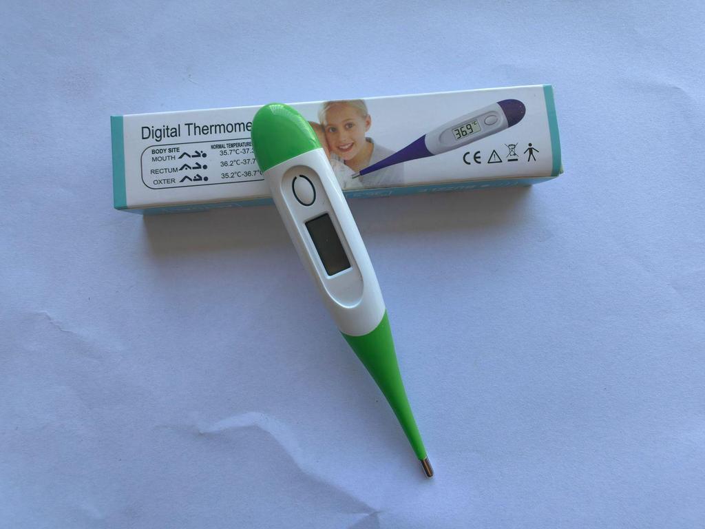 Digitales Thermometer mit weicher Spitze für orale, axilläre und den Hausgebrauch