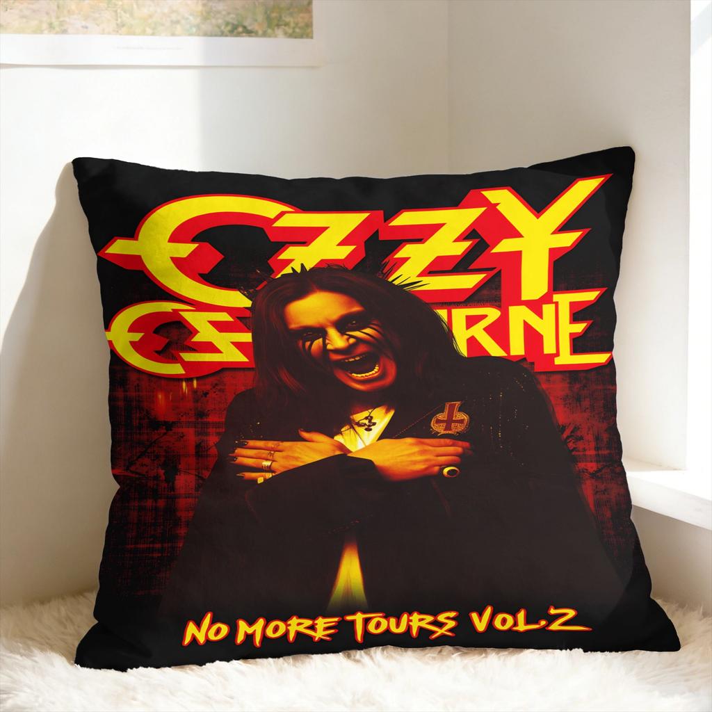 Pillow Case Ozzy Osbournes Band Design Pillow Cover For Sofa Bedroom Home Decor Novelty Pillowcases