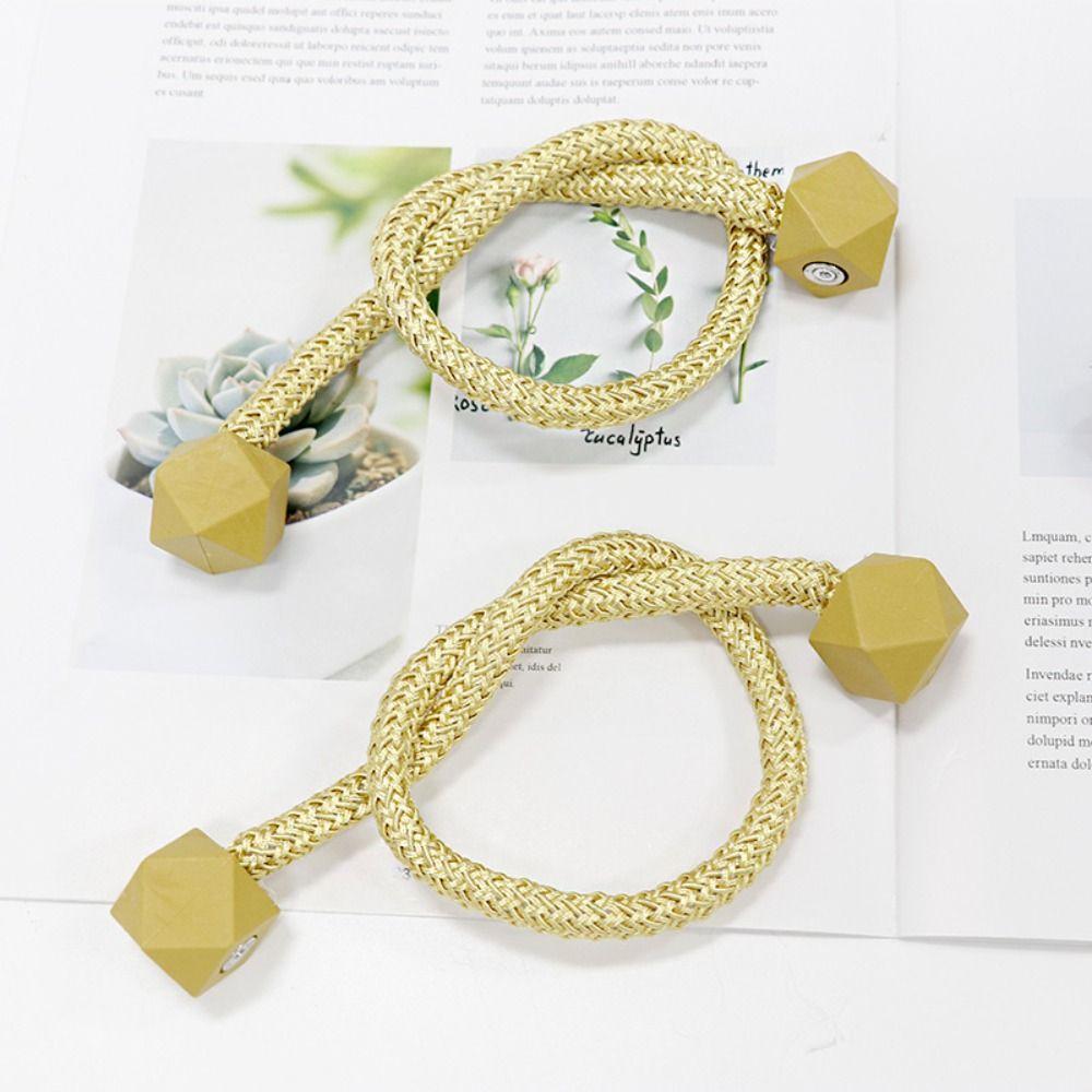 No Punching Magic Cube Buckle Modern Magic Cube Curtain Tie Curtain Holdback Rope Curtains